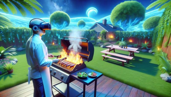 Using VR for BBQ Cooking Simulations: A US Experience