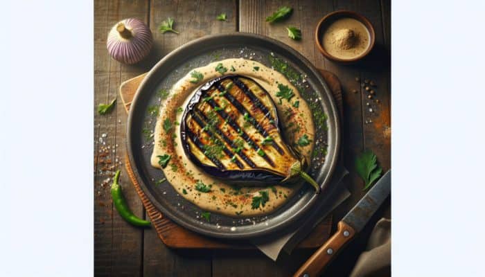 Grilled Eggplant with Tahini Sauce: A Flavorful Delight