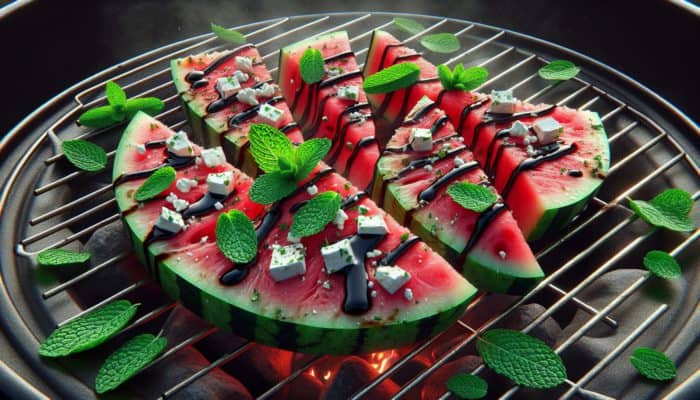 Grilled Watermelon With Feta: A Summer Delight