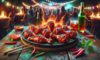 BBQ Chicken Drumsticks with Sriracha: A Spicy American Delight