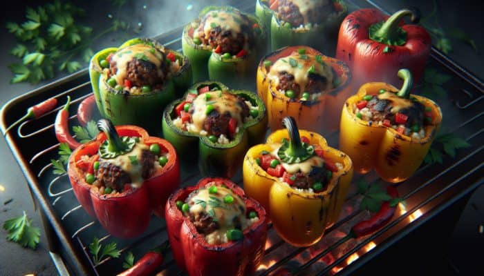 BBQ Stuffed Bell Peppers: A Flavorful American Delight