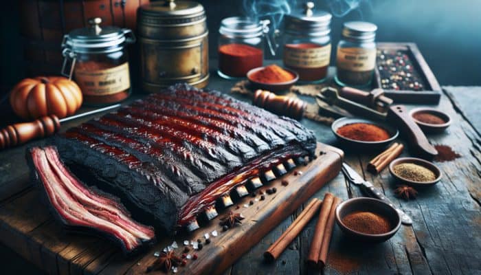 Smoked Beef Ribs with Garlic Crust: A Flavorful Delight