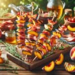 Grilled Peach and Bacon Skewers: A Summer Delight